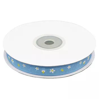 Лента репсовая 'Детская', 10мм*22,5м (голубой)