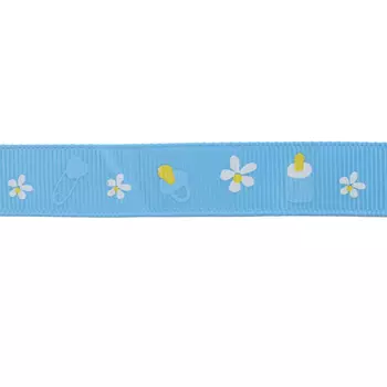 Лента репсовая 'Детская', 15мм*22,5м (голубой)