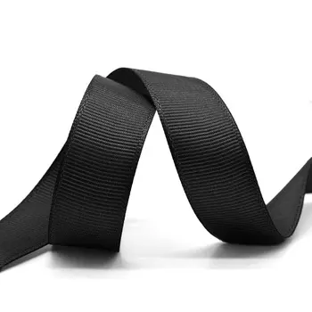 Лента репсовая IDEAL 20мм*27,42м (030 черный)