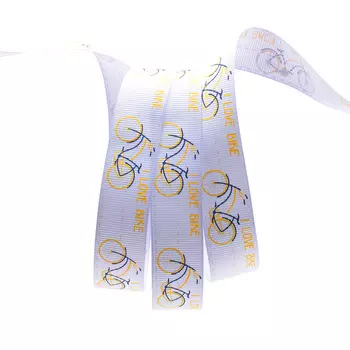 Лента репсовая PREMIUM 'Велосипед' 22мм*22,5м (420 сиреневый)