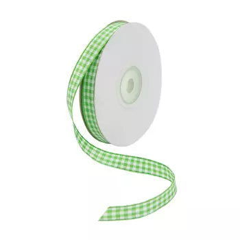 Лента 'Шотландка', 9 мм*25 м (016 зеленый)