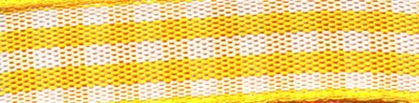 Лента 'Шотландка', 9 мм*25 м (028 желтый)