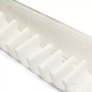 Лента шторная 20мм*5м с лентой контактной 5м + крючок-шпулька для намотки шнура 2 шт в