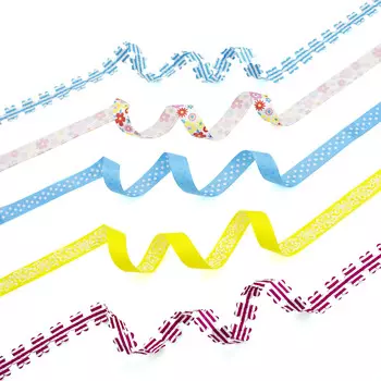 Ленты декоративные 'Цветочная симфония', 5шт*1м