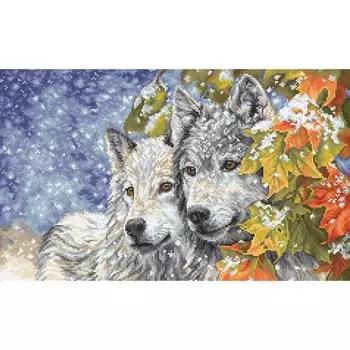 Leti913 Набор для вышивания LetiStitch 'Ранний снегопад' 38*28см