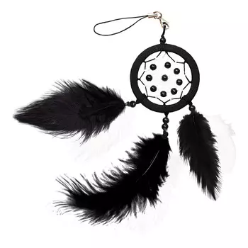 ЛС-08 Набор для творчества Созвездие 'Черный кварц'(ловец снов) 5х14 см