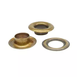 Люверс №26 (d-12мм, h-6,68мм) сталь (уп.~100шт) New Star (антик)