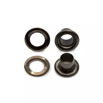 Люверс №2 (4мм), сталь (черный никель)