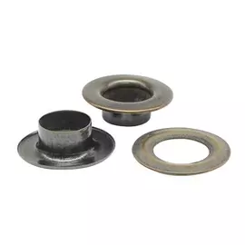 Люверс №31 (d-17мм, h-5мм) сталь (уп.~100шт) New Star (антик)