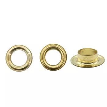 Люверс №31 (17мм), сталь (золото)