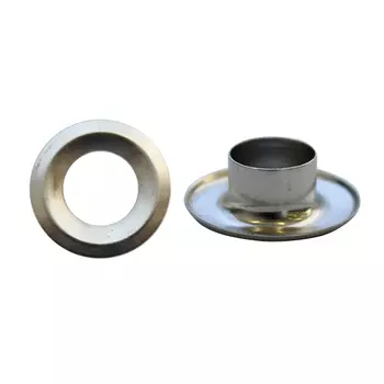 Люверс №5 (d-7,3мм, h-5,41мм) сталь (уп.~100шт) New Star (никель)