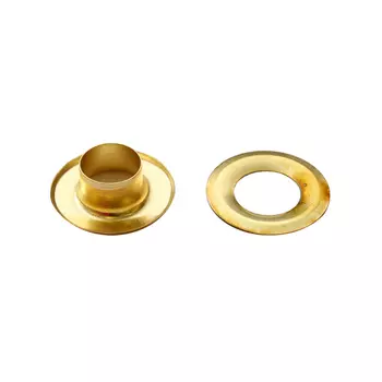 Люверс №5 (d-7,3мм, h-5,41мм) сталь (уп.~100шт) New Star (золото)