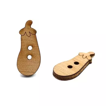 LW800-V47 Набор пуговиц 'Баклажан', упак./2 шт., Magic Buttons