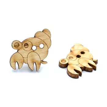 LW818-V45 Набор пуговиц 'Омар', упак./2 шт., Magic Buttons