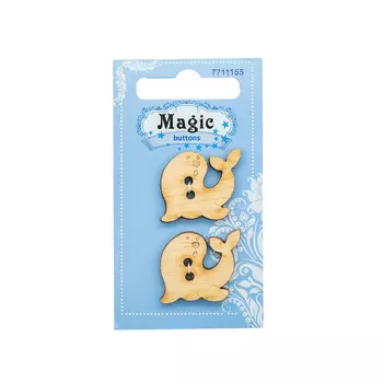 LW821-V45 Набор пуговиц 'Тюлень', упак./2 шт., Magic Buttons
