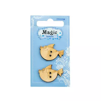 LW822-V45 Набор пуговиц 'Рыбка', упак./2 шт., Magic Buttons