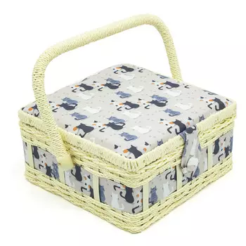 LY1632S PVC Tray Шкатулка малая, декоративная, Коты, 20*20*11см