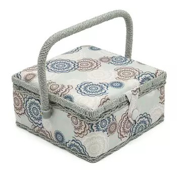 LY1633S PVC Tray Шкатулка малая, декоративная, Цветочный узор, 20*20*11см