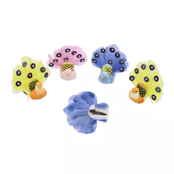 LYS190041/1-3 Павлины с клипсой 8см ассорти Astra&amp;Craft