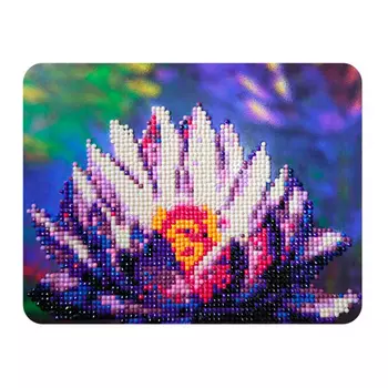 M007 Алмазная картина Колор Кит 'Сияние лотоса '17*21см