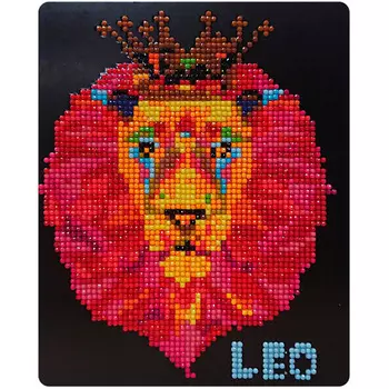 M009 Алмазная картина Колор Кит 'Leo'17*21см