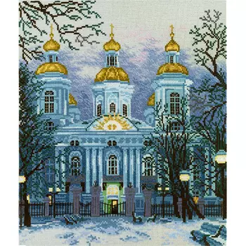 М136 Набор для вышивания RTO 'Николо-Богоявленский собор', 28х33 см