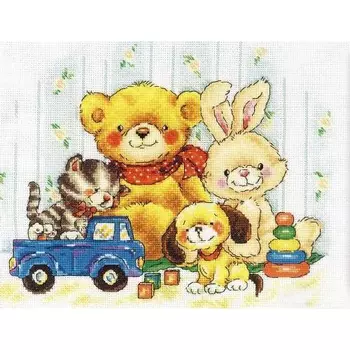 М162 Набор для вышивания RТО 'Верные друзья', 30х24 см