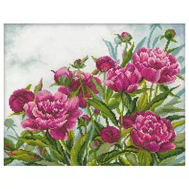 М272 Набор для вышивания RTO 'Пионы', 34,5x27 см