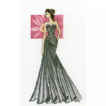 М309 Набор д/вышивания мулине 'Мисс элегантность'