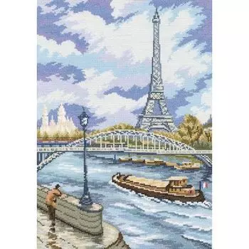М425 Набор для вышивания RТО 'Набережная Сены', 28х38 см