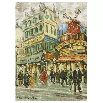 М461 Набор для вышивания RТО 'Мулен Руж', 21х28 см