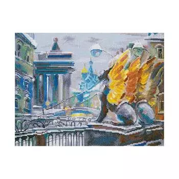 М591 Набор для вышивания РТО 'Застывшие грифоны'34,5*26см