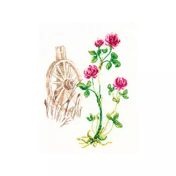 M776 Набор для вышивания РТО 'Цветущие травы'10,5*14 см