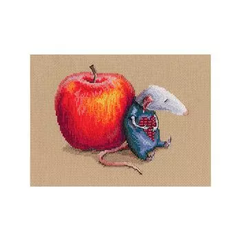 M799 Набор для вышивания РТО 'Влюбился мышь однажды'15,5*13см