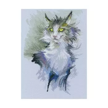 M803 Набор для вышивания РТО 'Не стоит гладить кошку против шерсти'21,5*30,5см