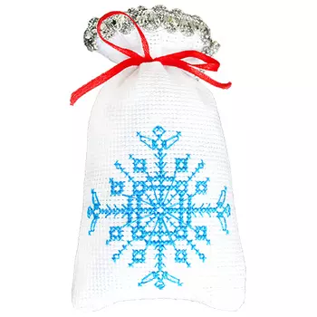 М-002 Набор для вышивания Hobby&amp;Pro 'Снежинка' 15*9см