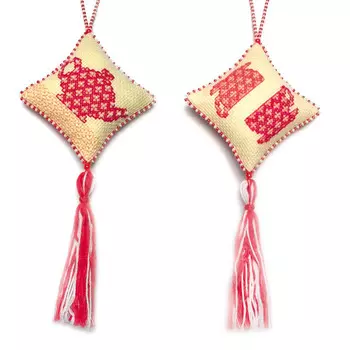 М-003 Набор для изготовления игрушки 'Чайная церемония' розовый чай, 7*7 см