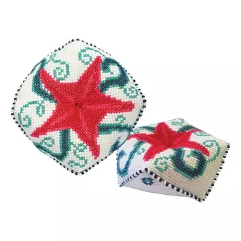 М-031 Набор для изготовления игольницы 'Морская звезда', 9,5*9,5 см