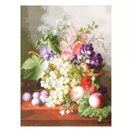М-129 Набор для вышивания 'Чарівна Мить' 'Натюрморт с виноградом', 37*49 см