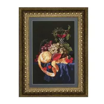 М-130 Набор для вышивания 'Чарівна Мить' 'Фруктовый презент с вином', 28*42 см