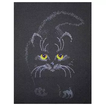 М-142 (351) Набор для вышивания 'Чарівна Мить' 'Черный кот', 19*25,5см