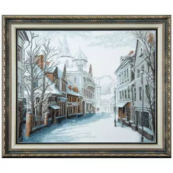 М-174 Набор для вышивания Чарівна Мить 'Зимний проспект' 49*40см