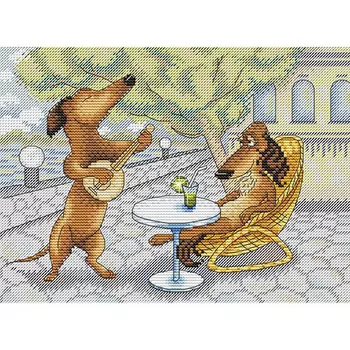 М-195 Набор для вышивания МП Студия 'Южная серенада' 17*23см