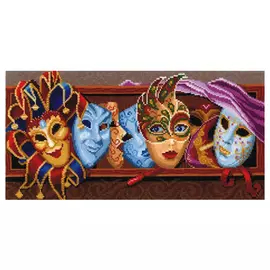 М-24 Набор для вышивания 'Маски', 42*20 см