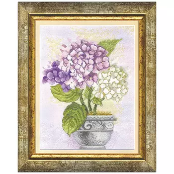 М-262 Набор для вышивания Чарівна Мить 'Гортензия' 15*19,5 см