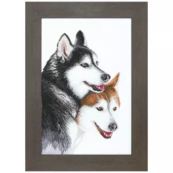 М-265 Набор для вышивания Чарівна Мить 'Хаски' 29*44 см