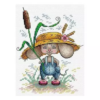 М-358 Набор для вышивания МП Студия 'Мышонок трудяга'15*11см