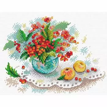 М-388 Набор для вышивания МП Студия 'Осенний натюрморт' 22*17см