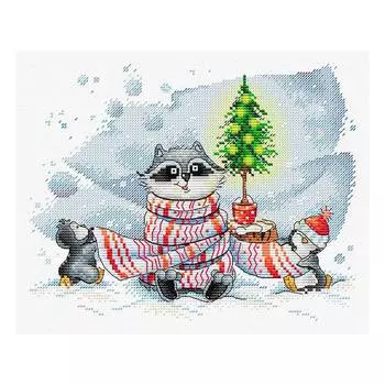 М-399 Набор для вышивания МП Студия 'Зимние шалости'18*22см