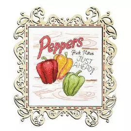 М-414 Набор для вышиванния Чарівна Мить серия 'Сочные овощи' 13*14 см